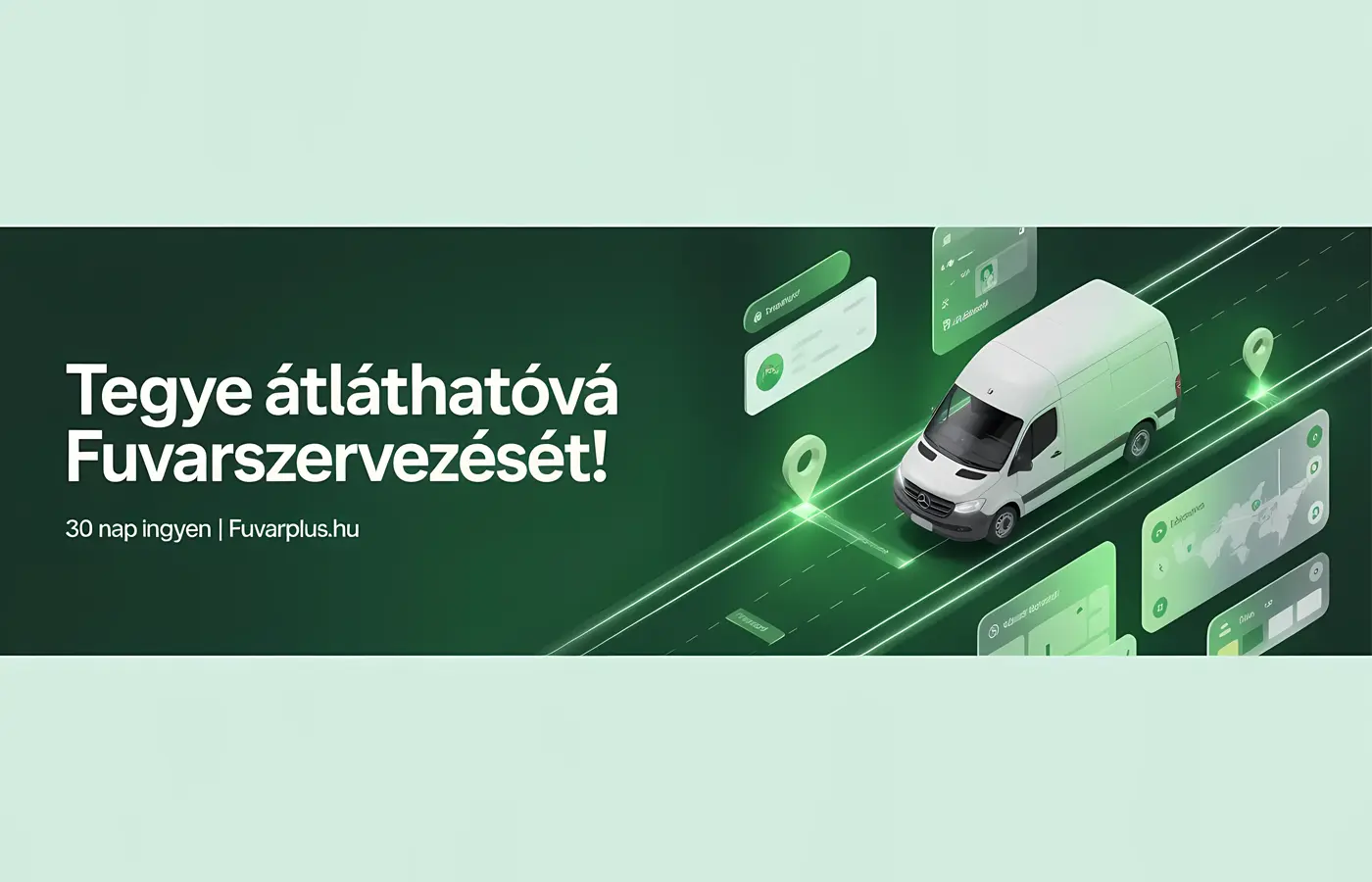 FuvarPlus - Átlátható felület