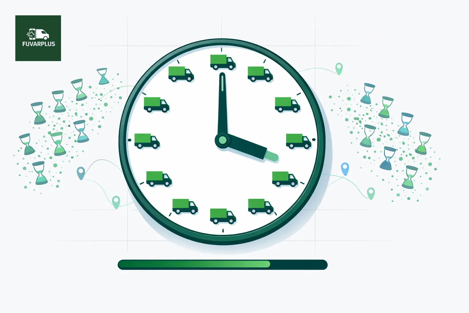 Hogyan spórolhat havi 40 órát egy 10 fős flottával?